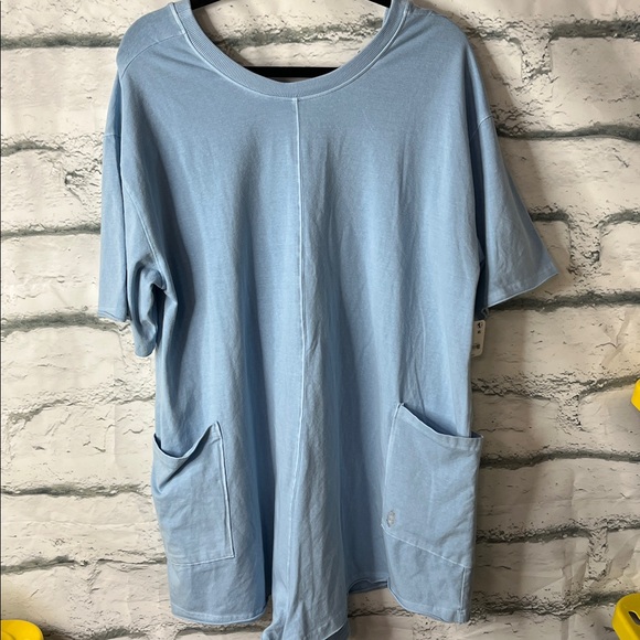 FP Movement Women's Hot Shot Tee Romper in Steel - Size L NWT - Picture 3 of 4